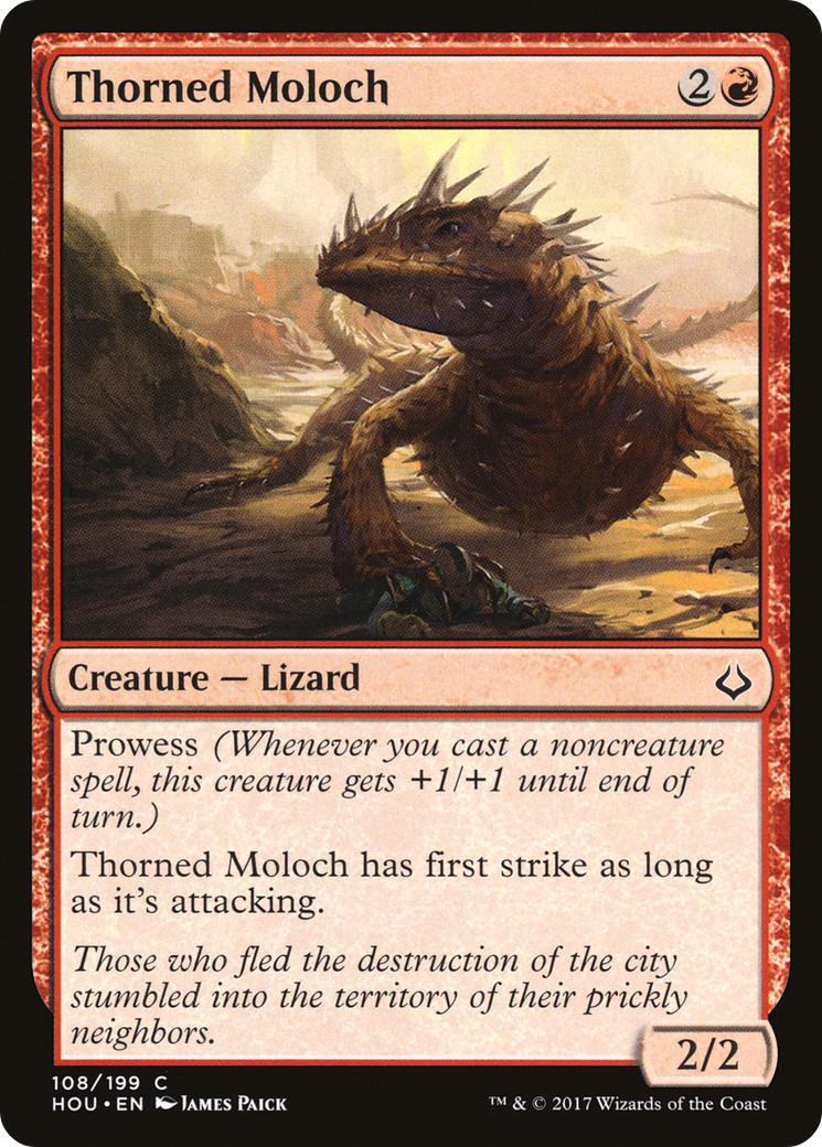 Image of Thorned Moloch (HOU-108) - Hour of Devastation Foil
