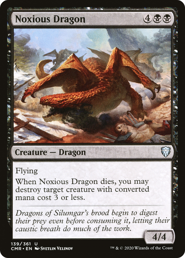 Image of Noxious Dragon (CMR-139) - Commander Legends Foil