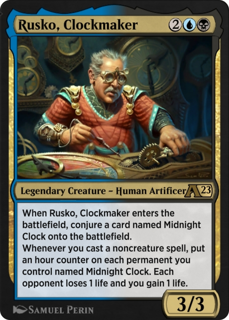 Image of Rusko, Clockmaker (YBRO-024) - Alchemy: The Brothers' War