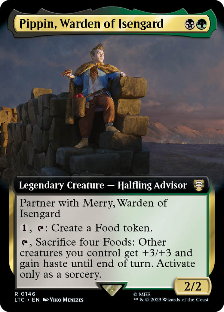 Image of Pippin, Warden of Isengard (Extended Art) (LTC-146) - Tales of Middle-earth Commander: (Extended Art) Foil