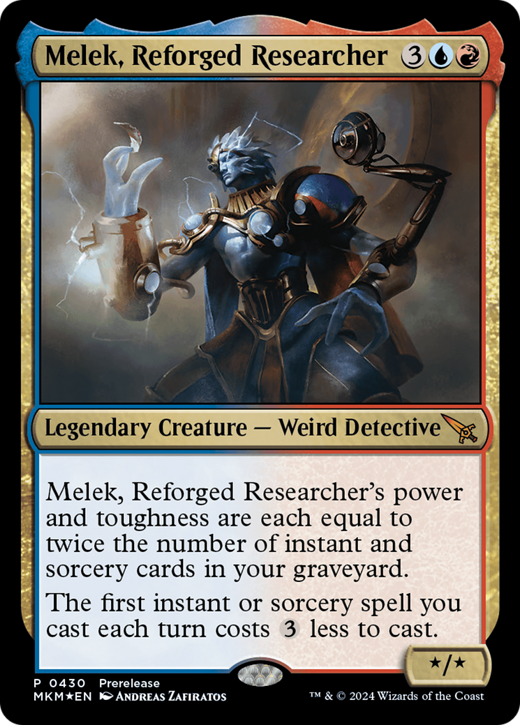 Image of Melek, Reforged Researcher (PRE-430) - Murders at Karlov Manor Foil