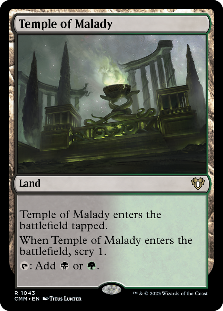 Image of Temple of Malady (CMM-1043) - Commander Masters
