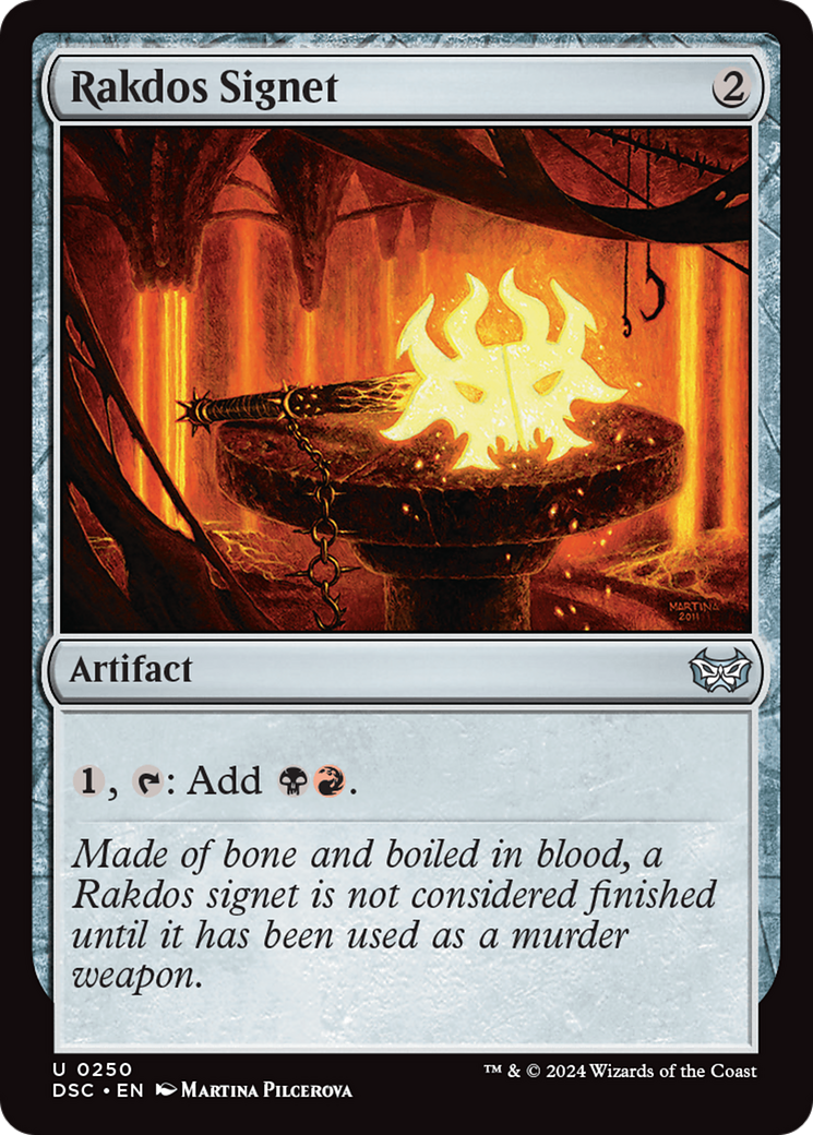 Image of Rakdos Signet (DSC-250) - Duskmourn: House of Horror Commander
