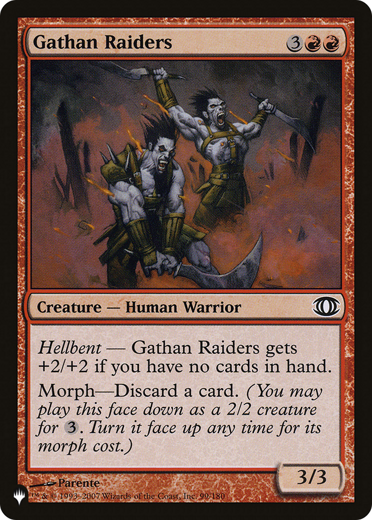 Image of Gathan Raiders (LIST-FUT-99) - The List