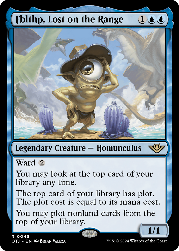 Image of Fblthp, Lost on the Range (OTJ-048) - Outlaws of Thunder Junction Foil