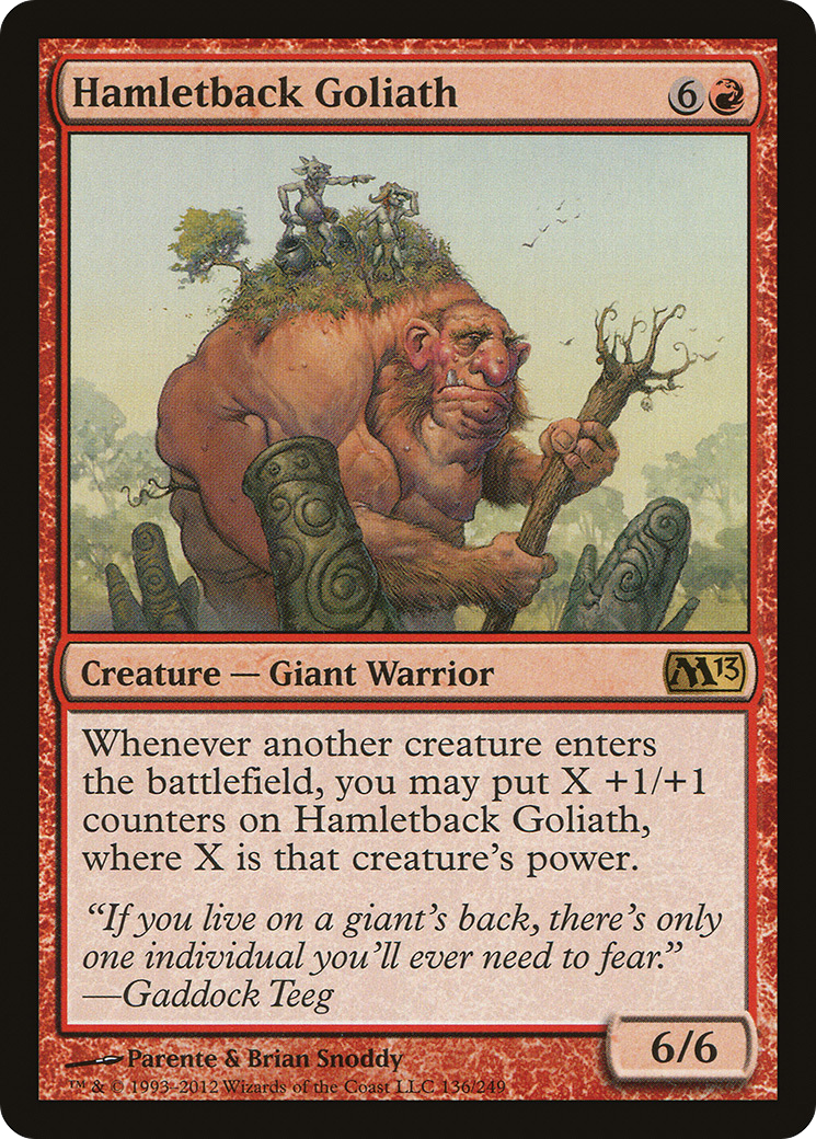 Image of Hamletback Goliath (M13-136) - Magic 2013 Foil
