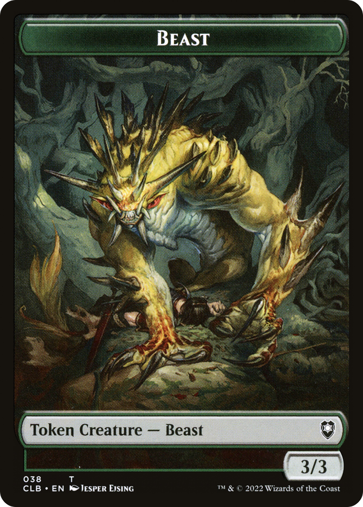 Image of Beast (TCLB-038) - Battle for Baldur's Gate Tokens