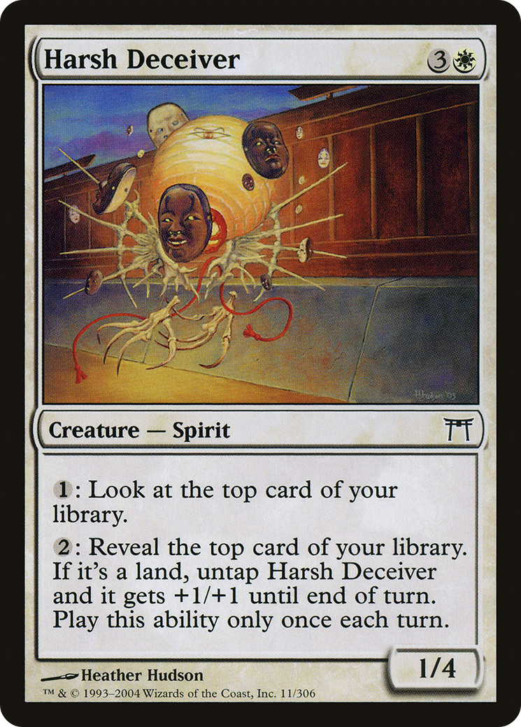 Image of Harsh Deceiver (CHK-011) - Champions of Kamigawa