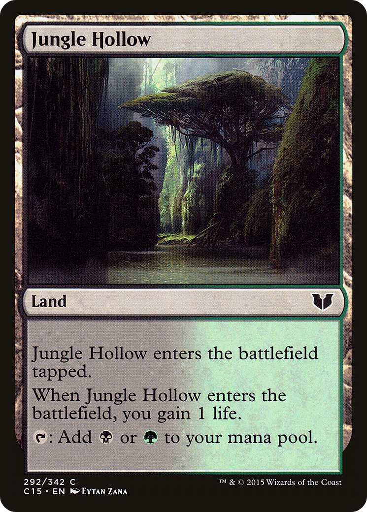Image of Jungle Hollow (C15-292) - Commander 2015