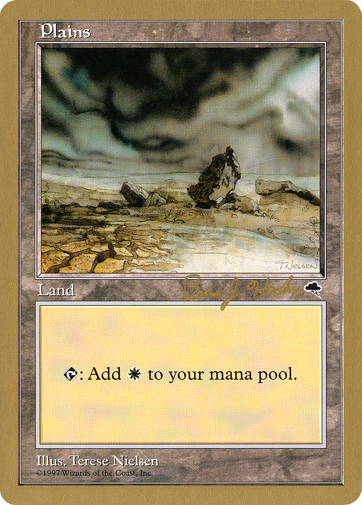 Image of Plains (Rocks) - 1998 Brian Hacker (TMP) (WCD-) - World Championship Decks 1998