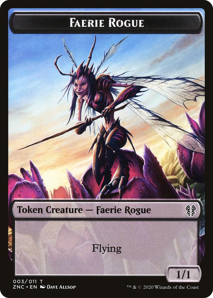 Image of Faerie Rogue (TZNC-003) - Zendikar Rising Commander Tokens