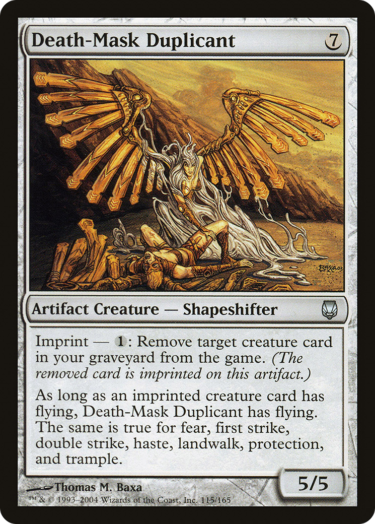 Image of Death-Mask Duplicant (DST-115) - Darksteel