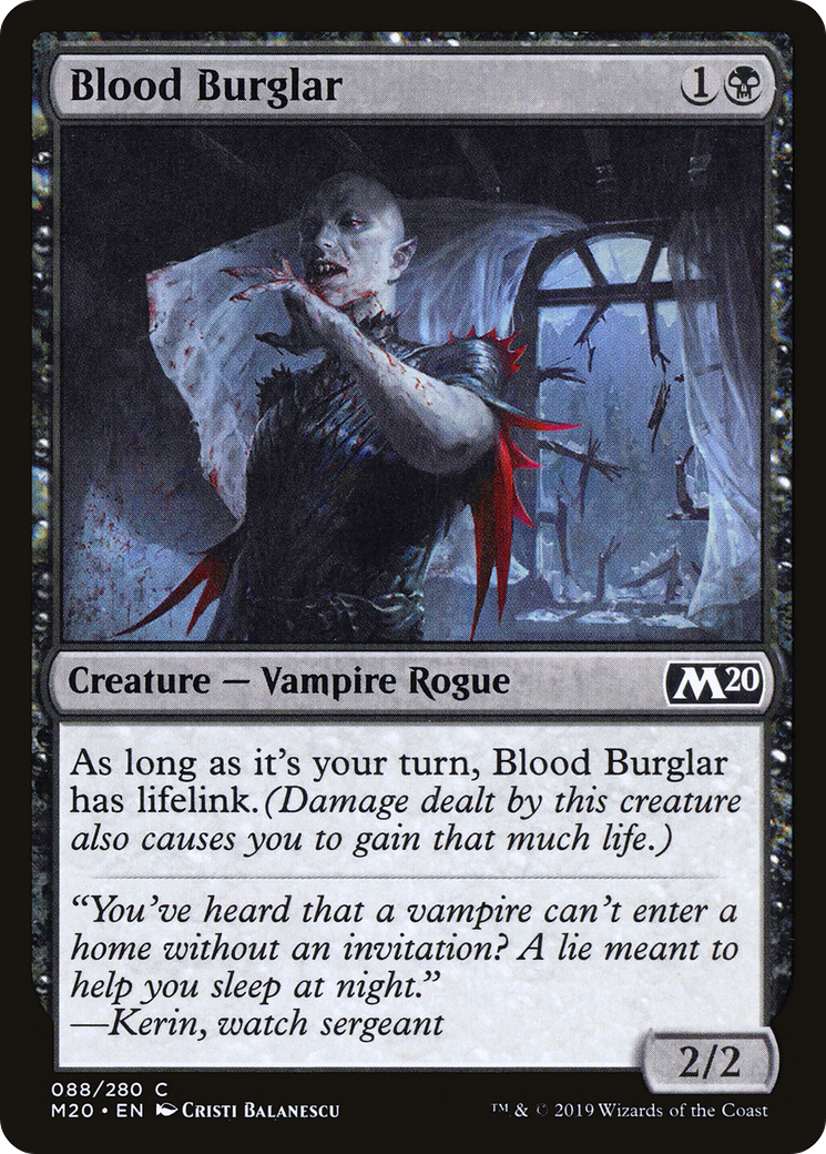 Image of Blood Burglar (M20-088) - Core Set 2020