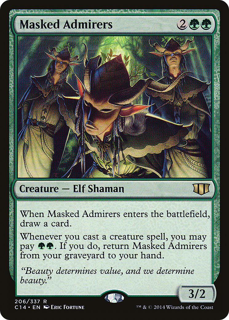 Image of Masked Admirers (C14-206) - Commander 2014