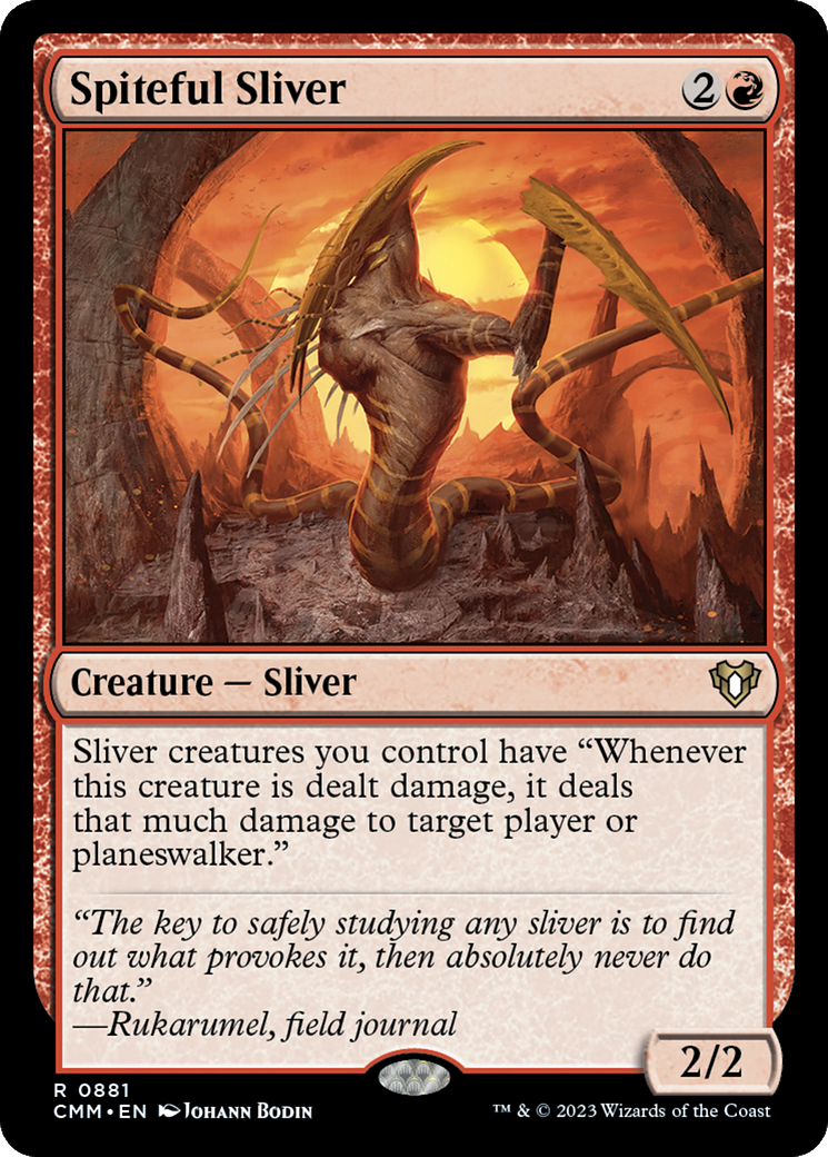 Image of Spiteful Sliver (CMM-881) - Commander Masters