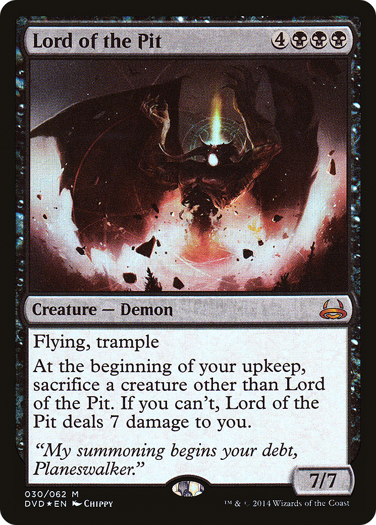 Image of Lord of the Pit (DD3-) - Duel Decks Anthology: Divine vs. Demonic Foil