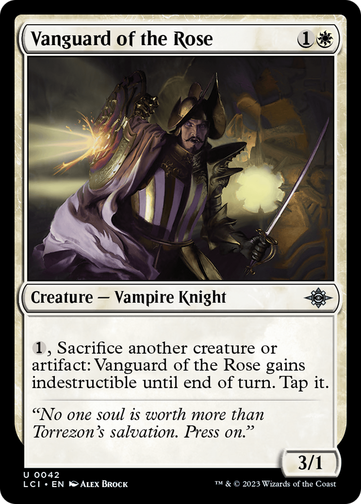 Image of Vanguard of the Rose (LCI-042) - The Lost Caverns of Ixalan