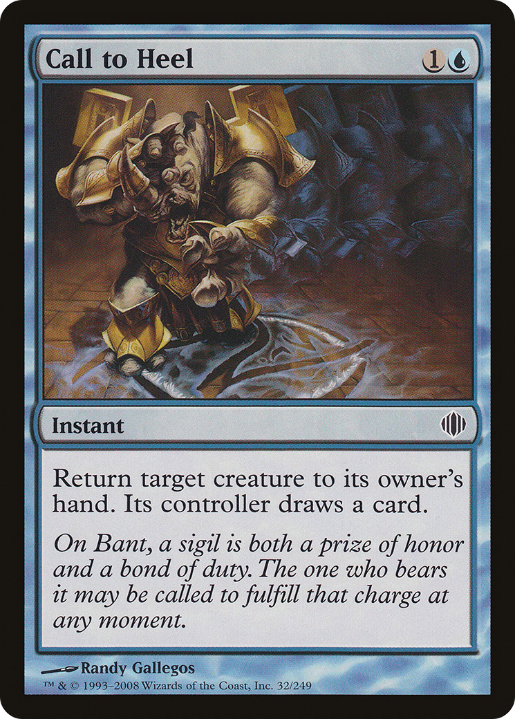Image of Call to Heel (ALA-032) - Shards of Alara Foil