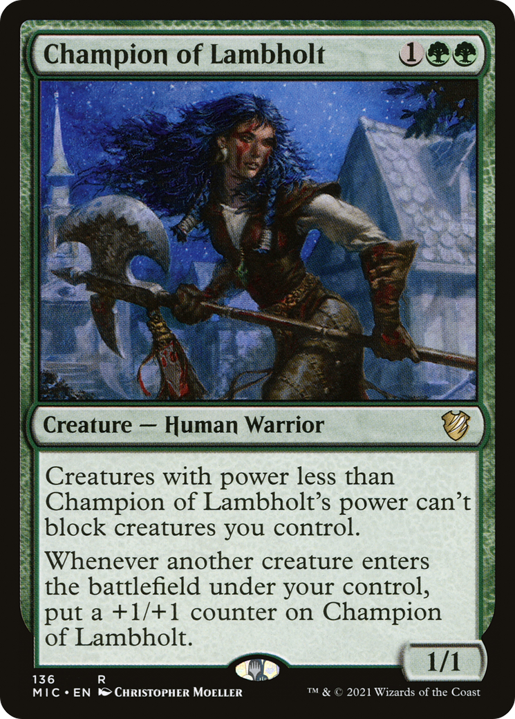 Image of Champion of Lambholt (MIC-136) - Midnight Hunt Commander