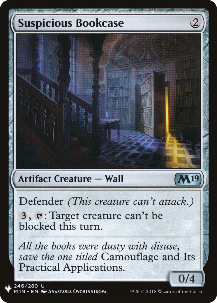 Image of Suspicious Bookcase (LIST-246) - The List