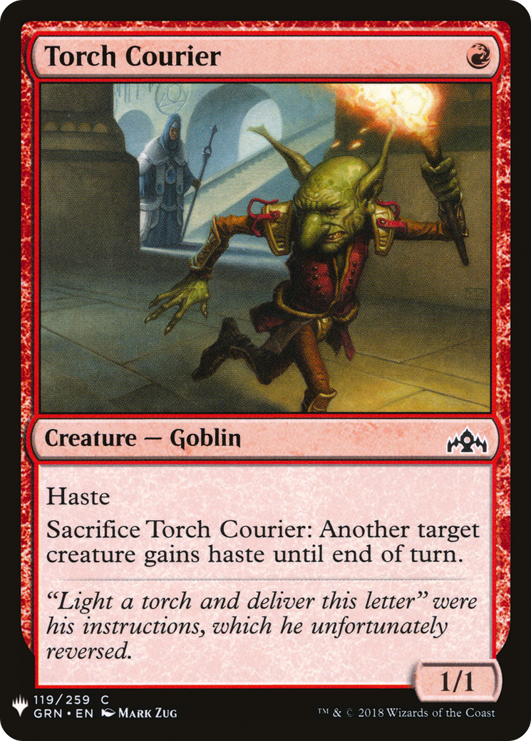 Image of Torch Courier (LIST-119) - The List