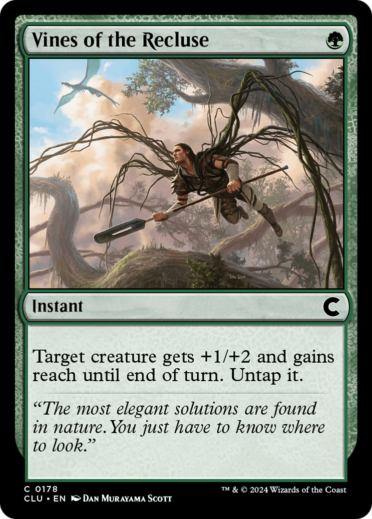 Image of Vines of the Recluse (CLU-178) - Ravnica: Clue Edition