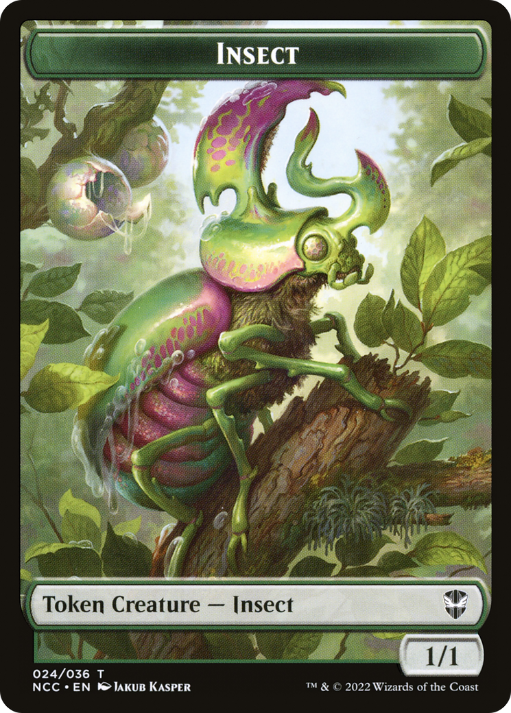 Image of Insect (TNCC-024) - New Capenna Commander Tokens Foil