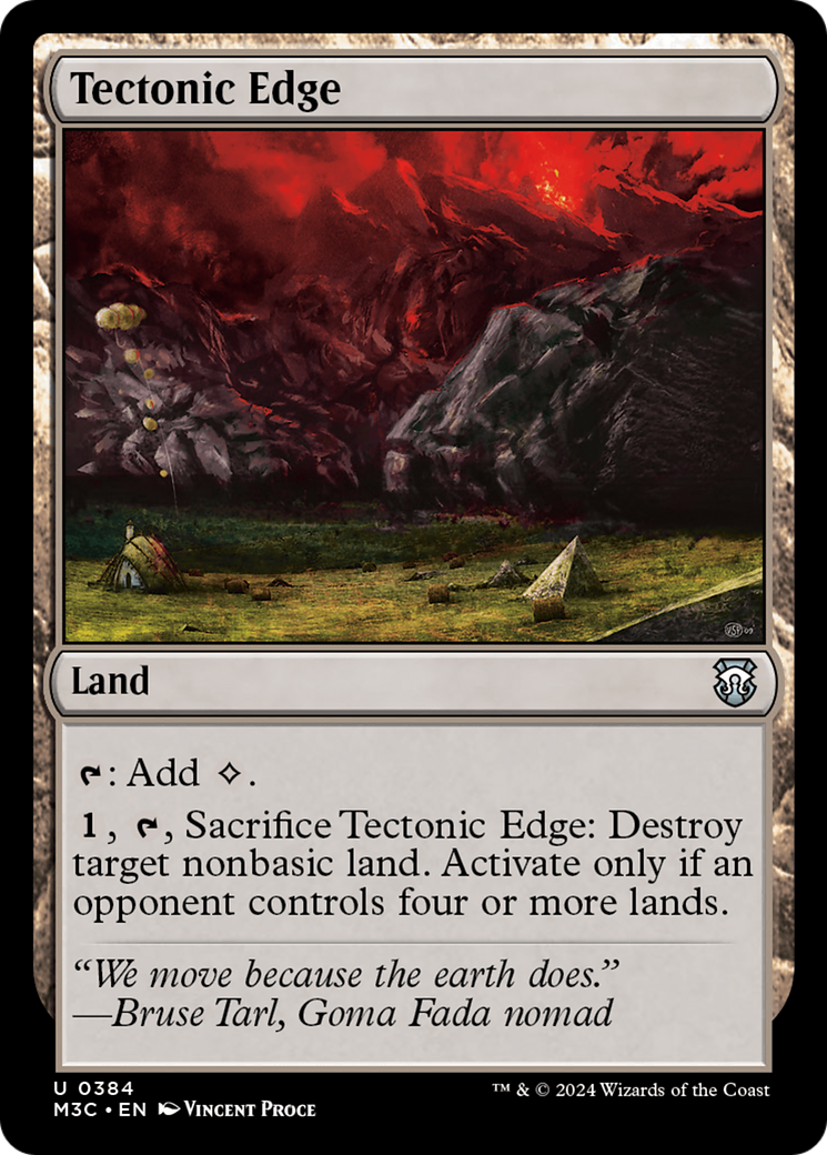 Image of Tectonic Edge (M3C-384) - Modern Horizons 3 Commander