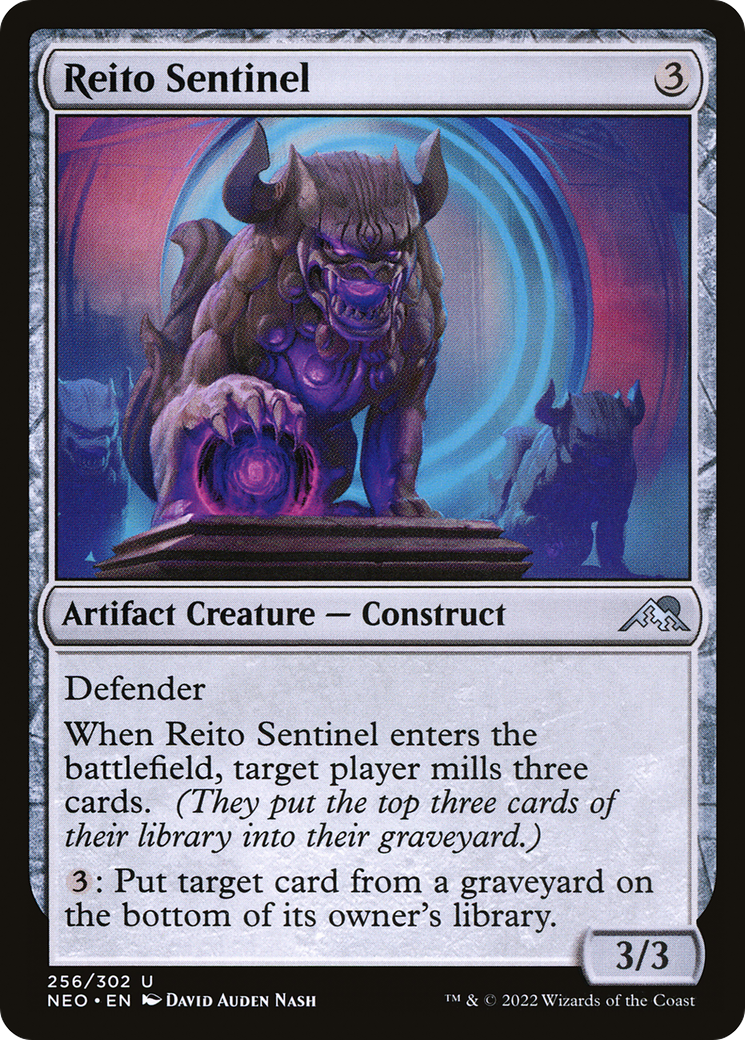 Image of Reito Sentinel (NEO-256) - Kamigawa: Neon Dynasty