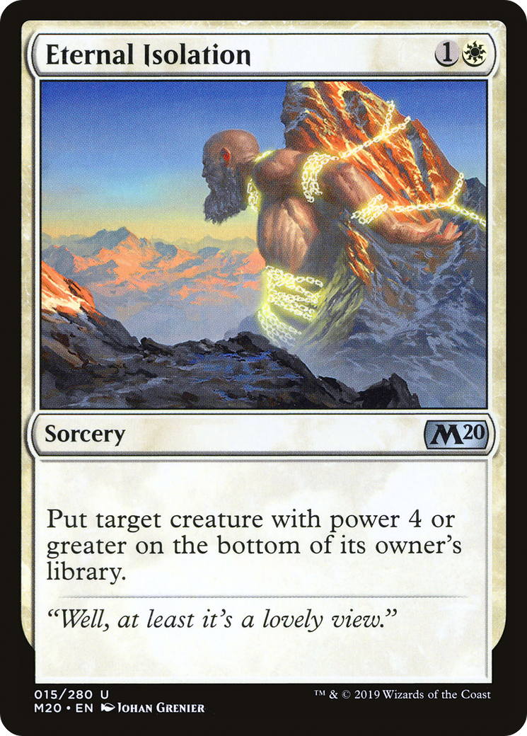 Image of Eternal Isolation (M20-015) - Core Set 2020 Foil
