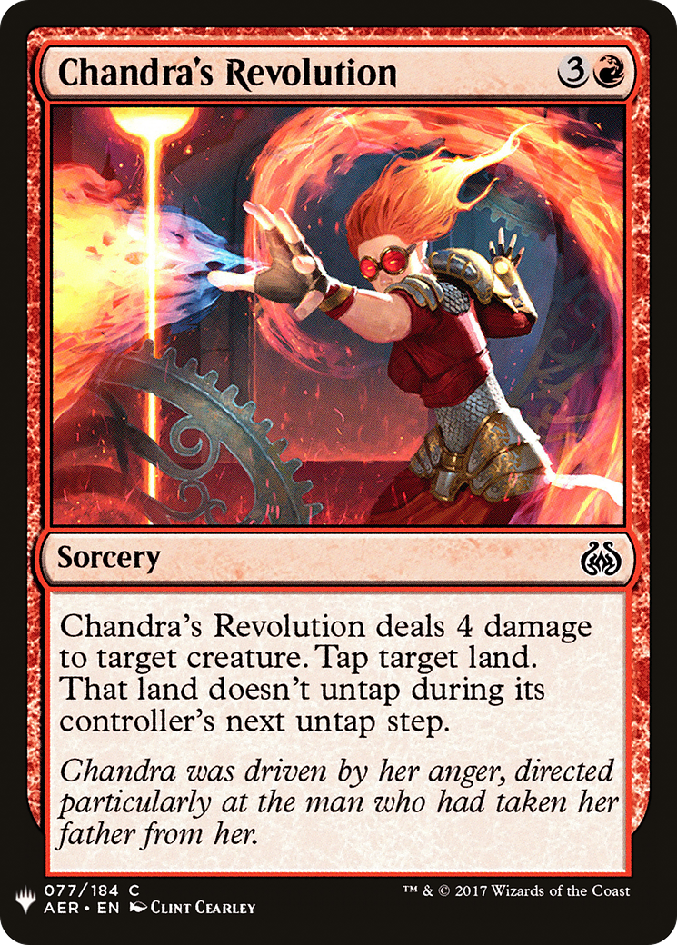 Image of Chandra's Revolution (LIST-077) - The List