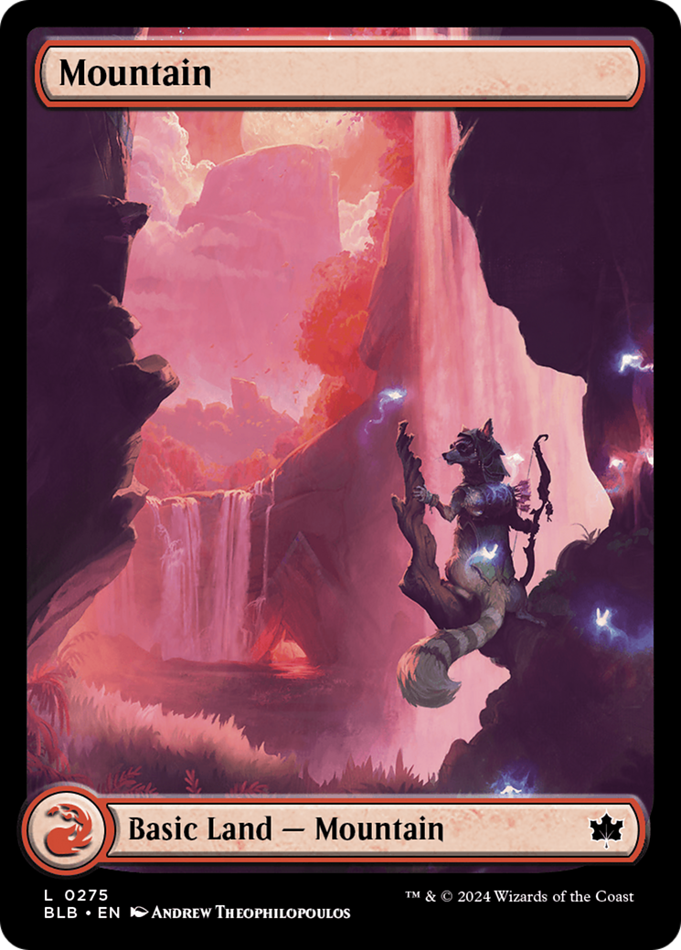 Image of Mountain (0275) (BLB-275) - Bloomburrow Foil