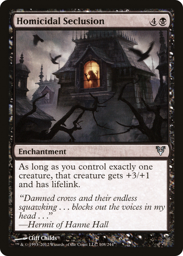 Image of Homicidal Seclusion (AVR-108) - Avacyn Restored Foil