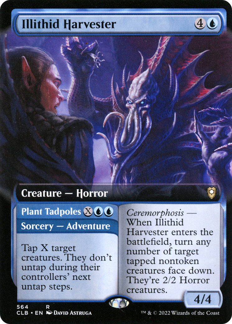Image of Illithid Harvester (Extended Art) (CLB-564) - Commander Legends: Battle for Baldur's Gate: (Extended Art)