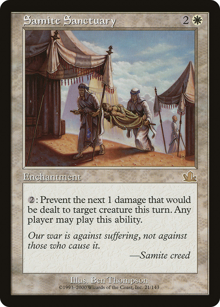 Image of Samite Sanctuary (PCY-021) - Prophecy Foil