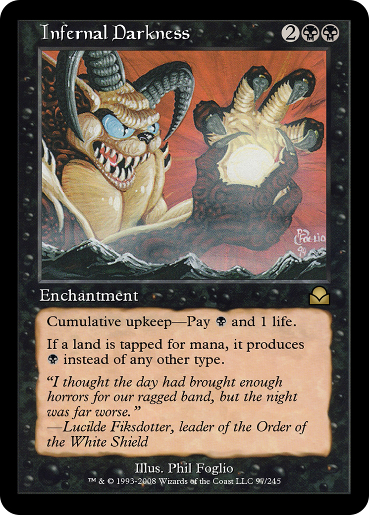 Image of Infernal Darkness (ME2-097) - Masters Edition II