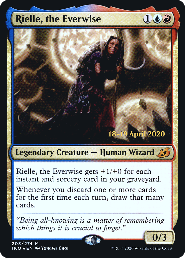 Image of Rielle, the Everwise (PRE-203) - Ikoria: Lair of Behemoths Promos Foil