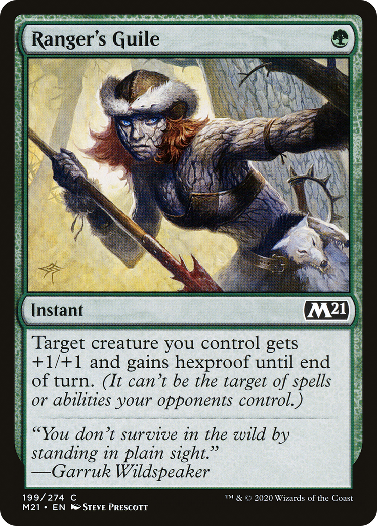 Image of Ranger's Guile (M21-199) - Core Set 2021 Foil