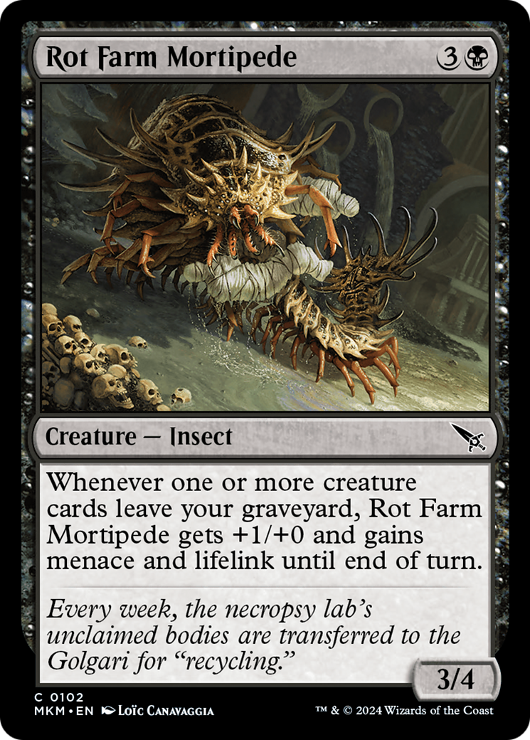 Image of Rot Farm Mortipede (MKM-102) - Murders at Karlov Manor Foil
