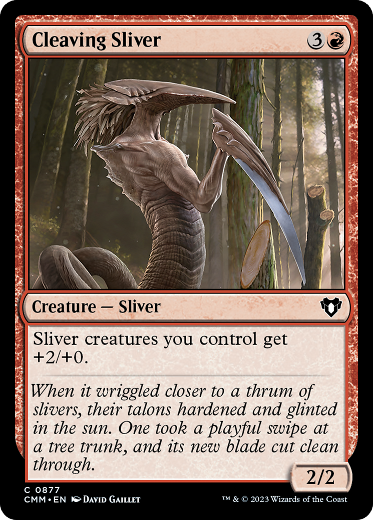 Image of Cleaving Sliver (CMM-877) - Commander Masters