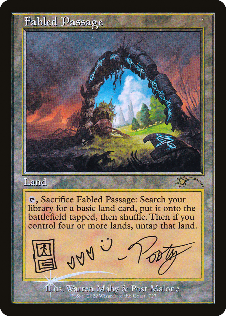 Image of Fabled Passage (Post Malone) (SLD-727) - Secret Lair Drop Foil
