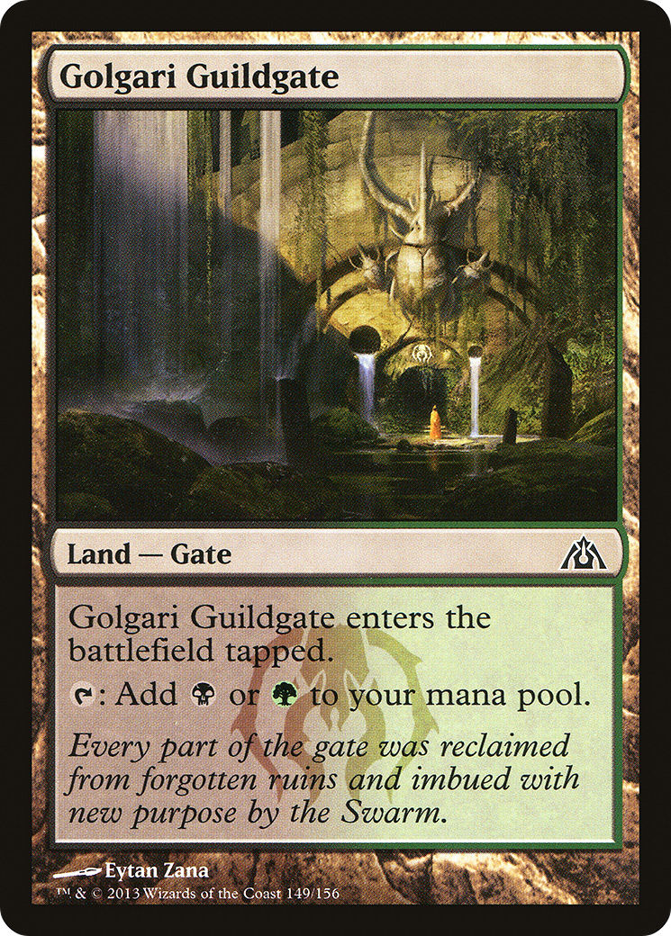 Image of Golgari Guildgate (DGM-149) - Dragon's Maze Foil