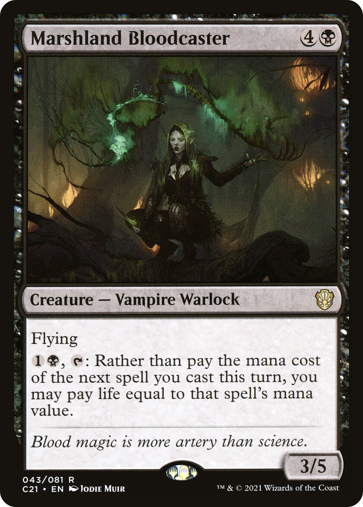 Image of Marshland Bloodcaster (C21-043) - Commander 2021
