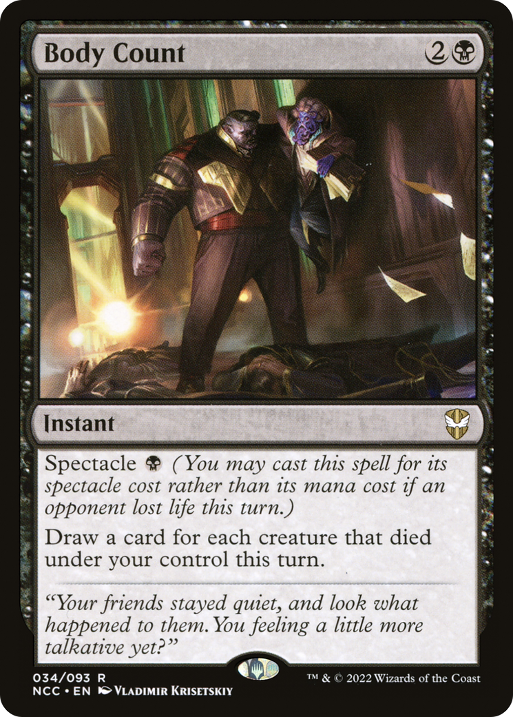 Image of Body Count (NCC-034) - New Capenna Commander