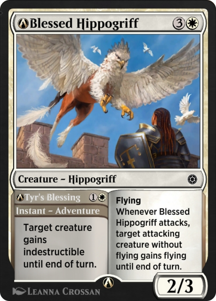 Image of A-Blessed Hippogriff // A-Tyr's Blessing (HBG-A-85) - Alchemy Horizons: Baldur's Gate