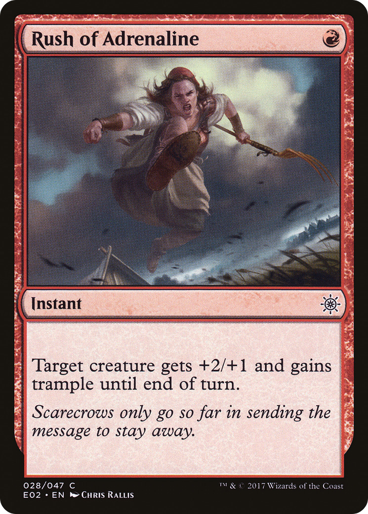 Image of Rush of Adrenaline (E02-028) - Explorers of Ixalan