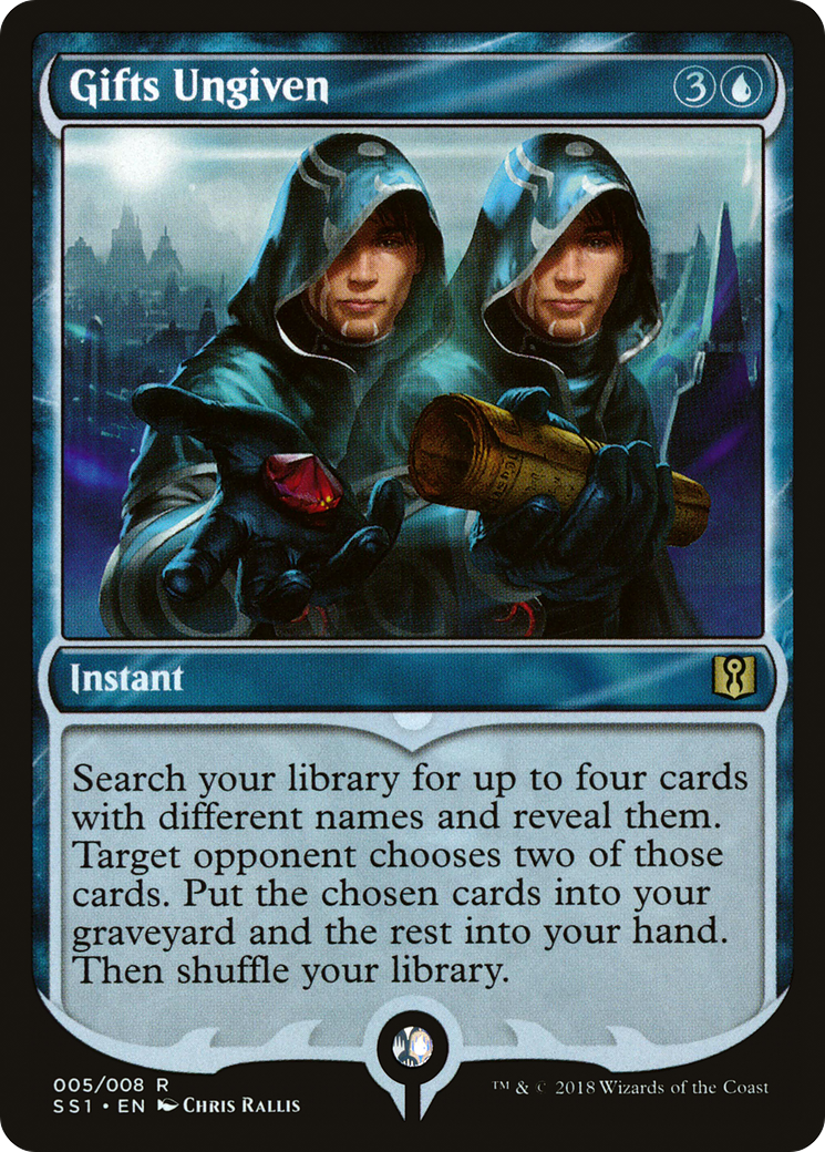 Image of Gifts Ungiven (SS1-005) - Signature Spellbook: Jace Foil