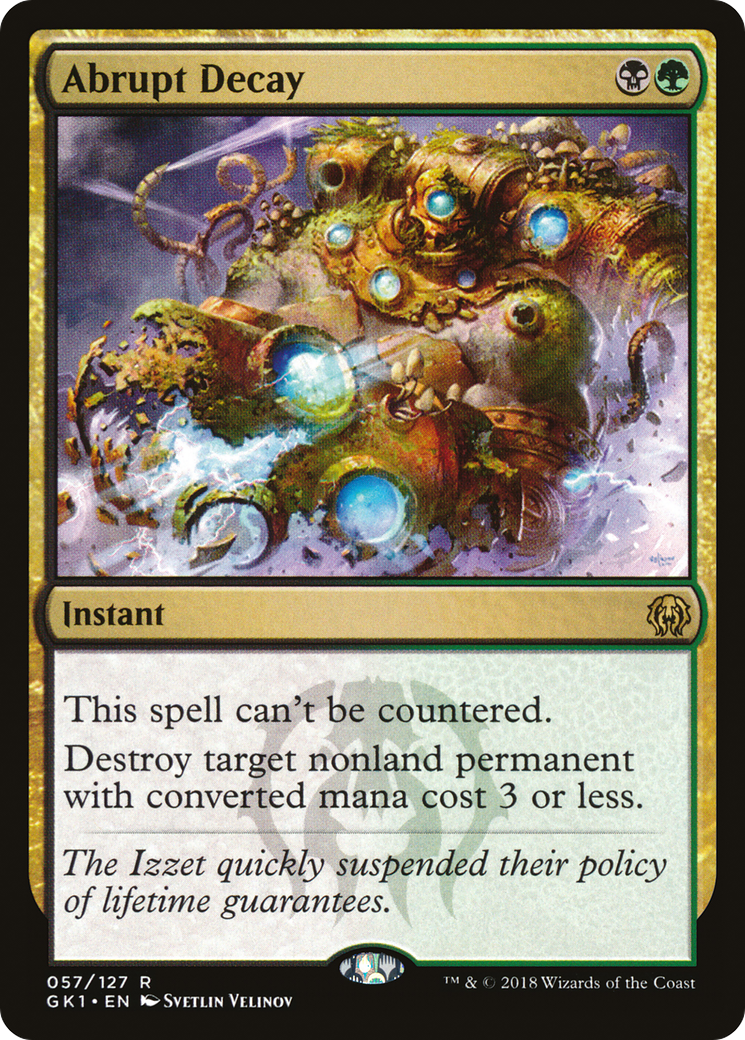 Image of Abrupt Decay (GR1-057) - GRN Guild Kit