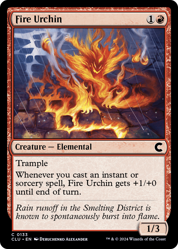 Image of Fire Urchin (CLU-133) - Ravnica: Clue Edition