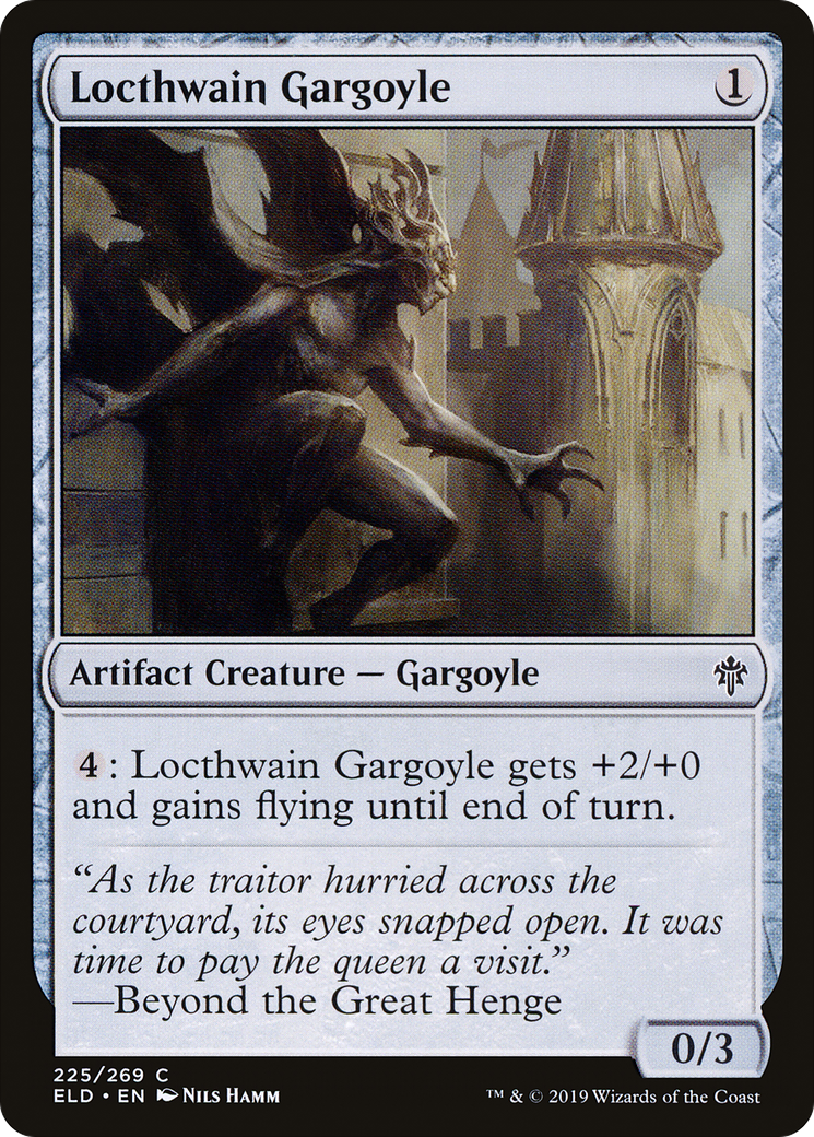 Image of Locthwain Gargoyle (ELD-225) - Throne of Eldraine